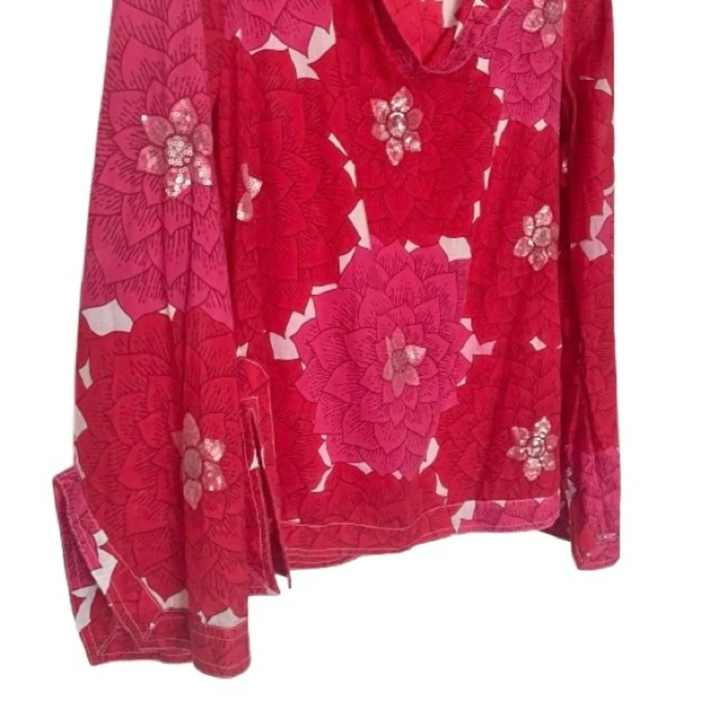 Tory Burch Sequin Stephanie Tunic Top